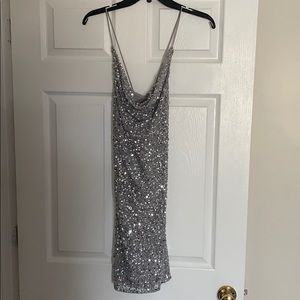 Silver dress